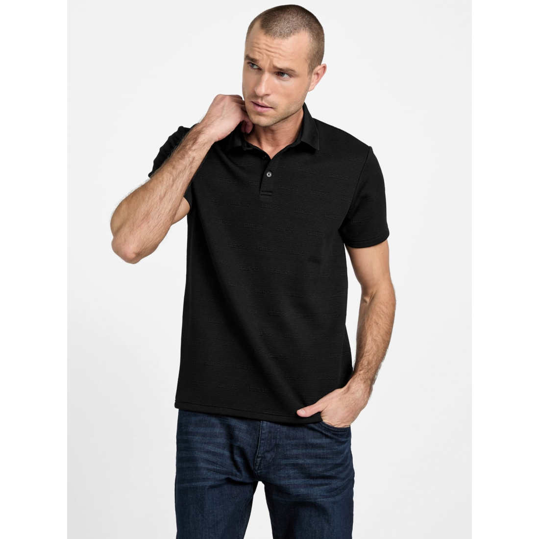 'Jonathan Textured Polo' pour Hommes