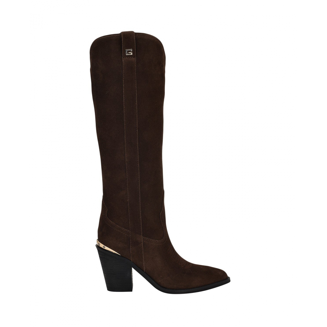 'Sashan Knee-High Topstitched Western' Lange Stiefel für Damen