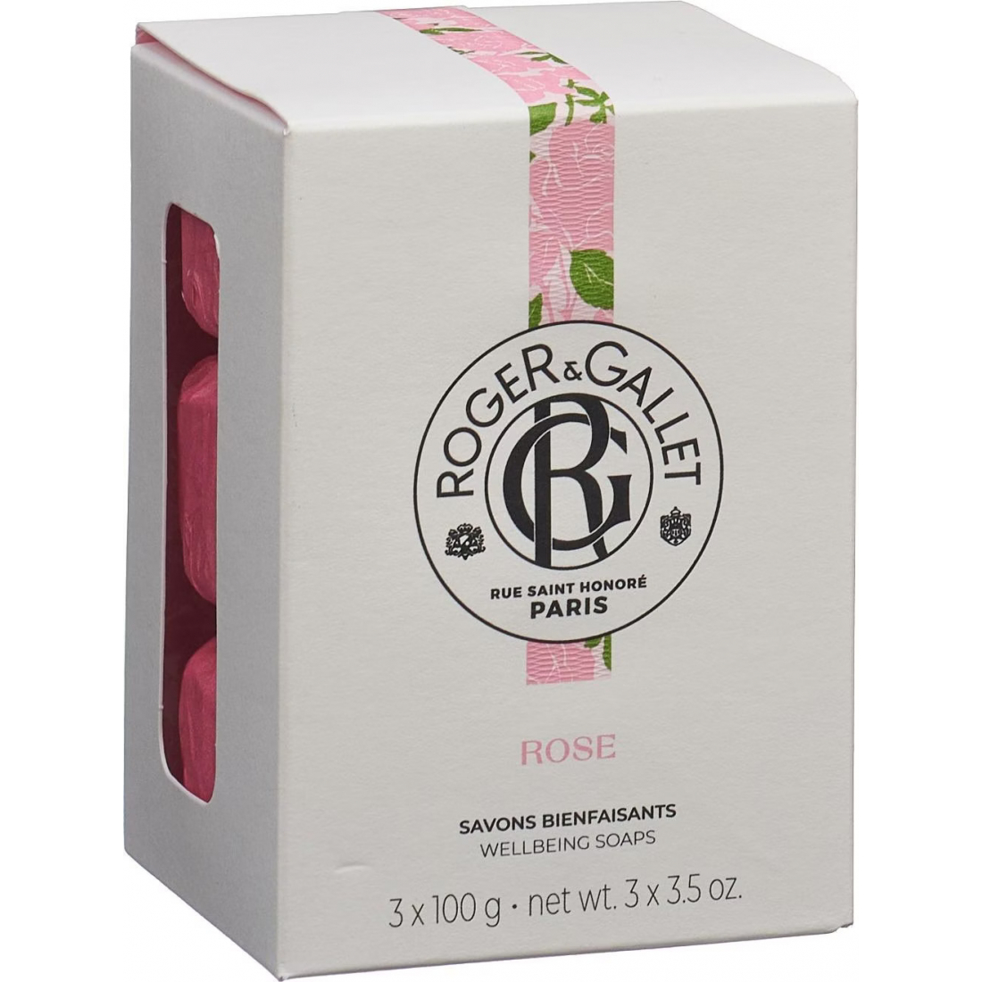 Pain de savon 'Rose' - 100 g