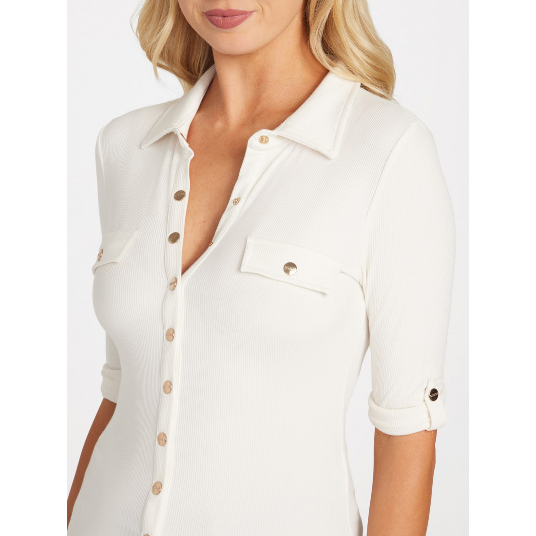 'Barcelona Long-Sleeve Polo Top' für Damen