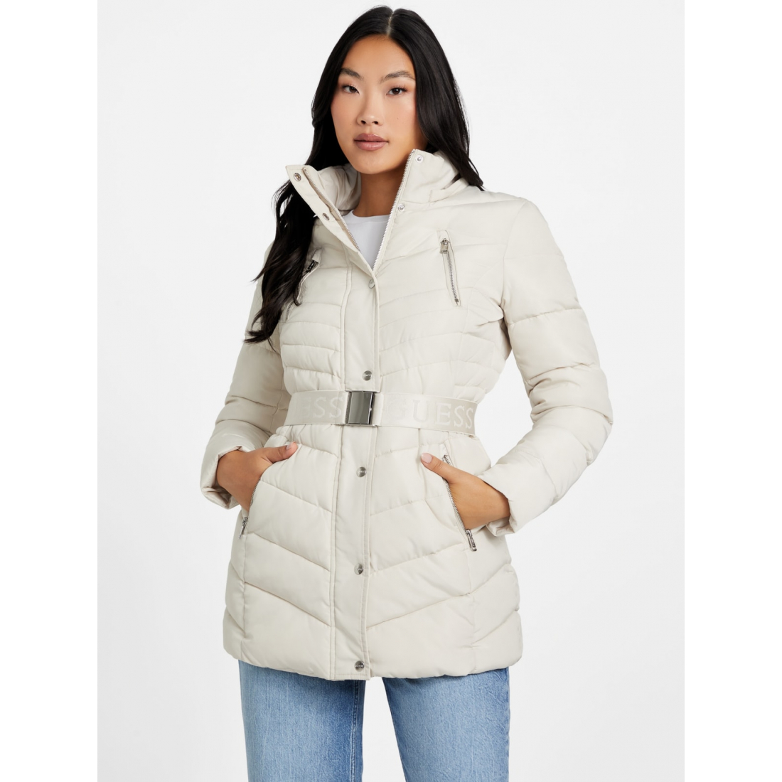 'Stevie Hooded Puffer Coat' pour Femmes