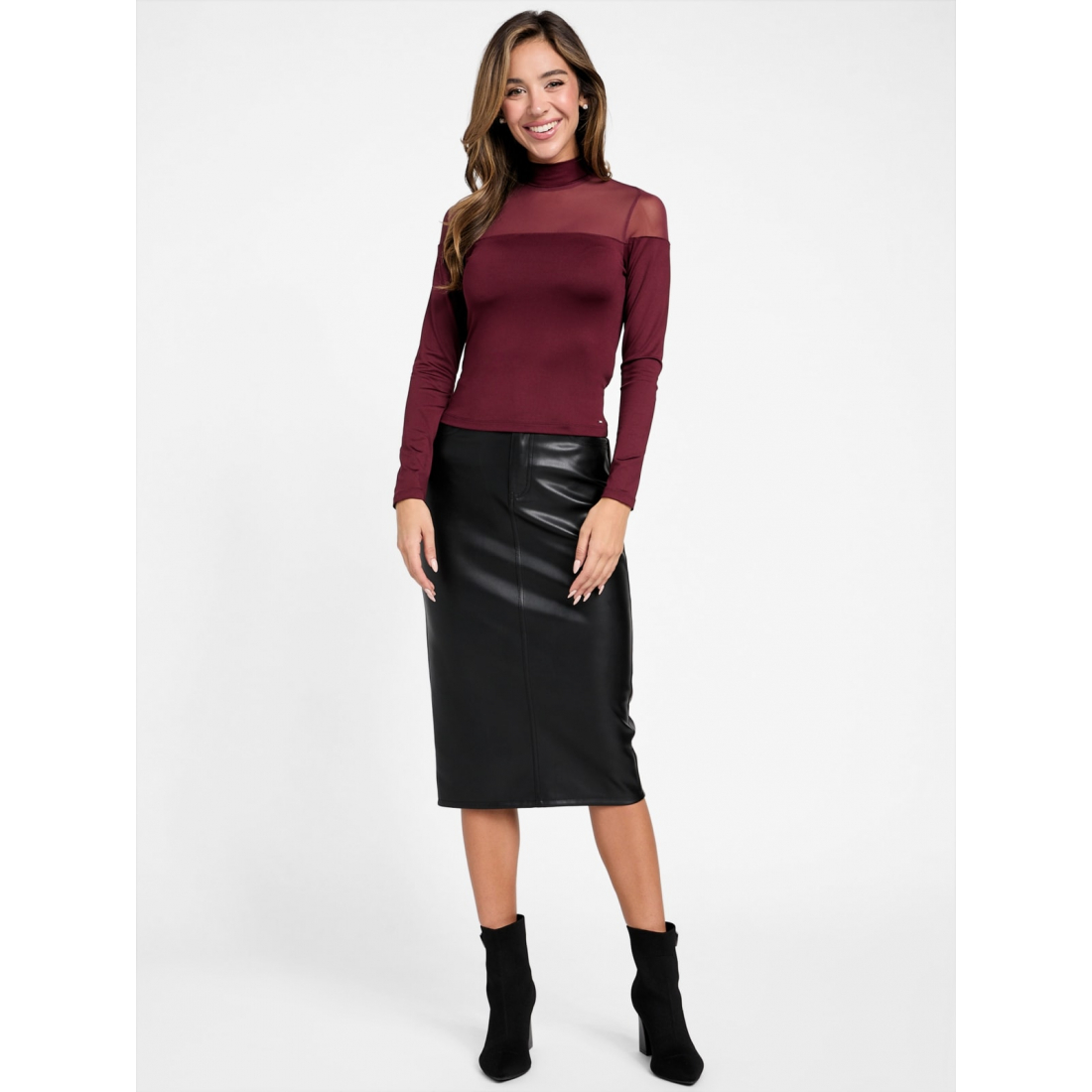 'Ximena Mesh Top' pour Femmes