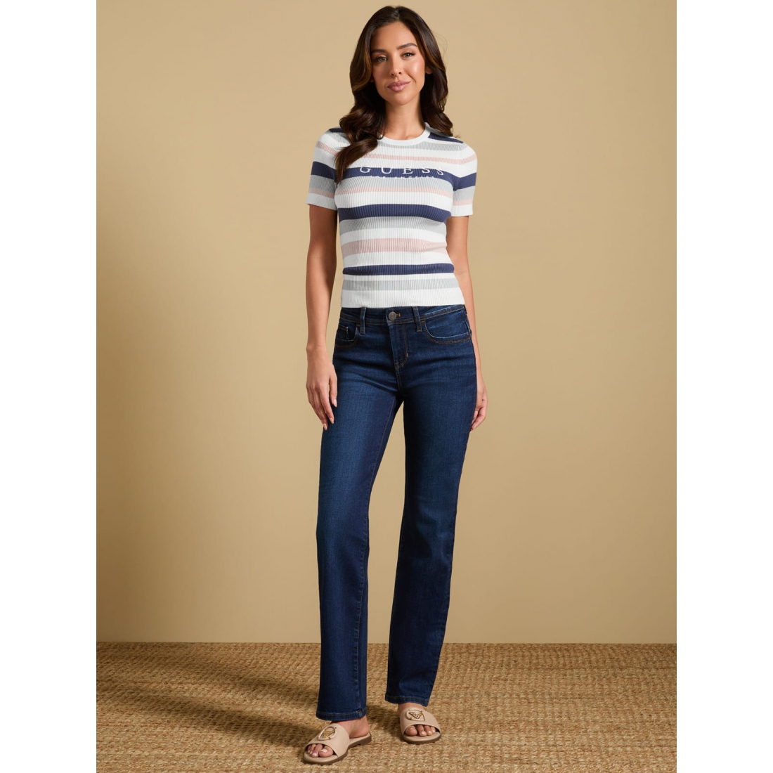 'Amiri Logo Sweater Top' pour Femmes