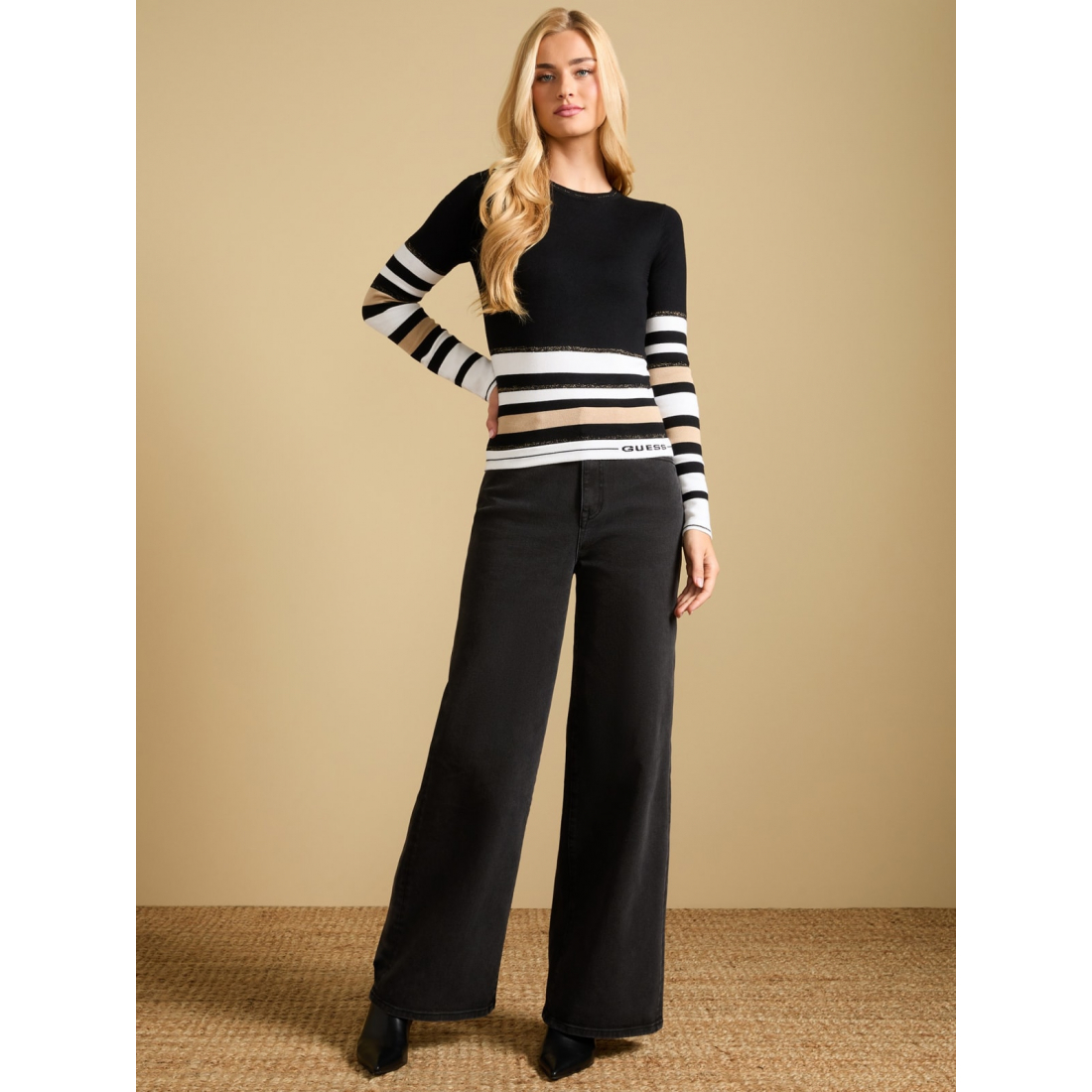 'Eco Cindy Striped Sweater' pour Femmes