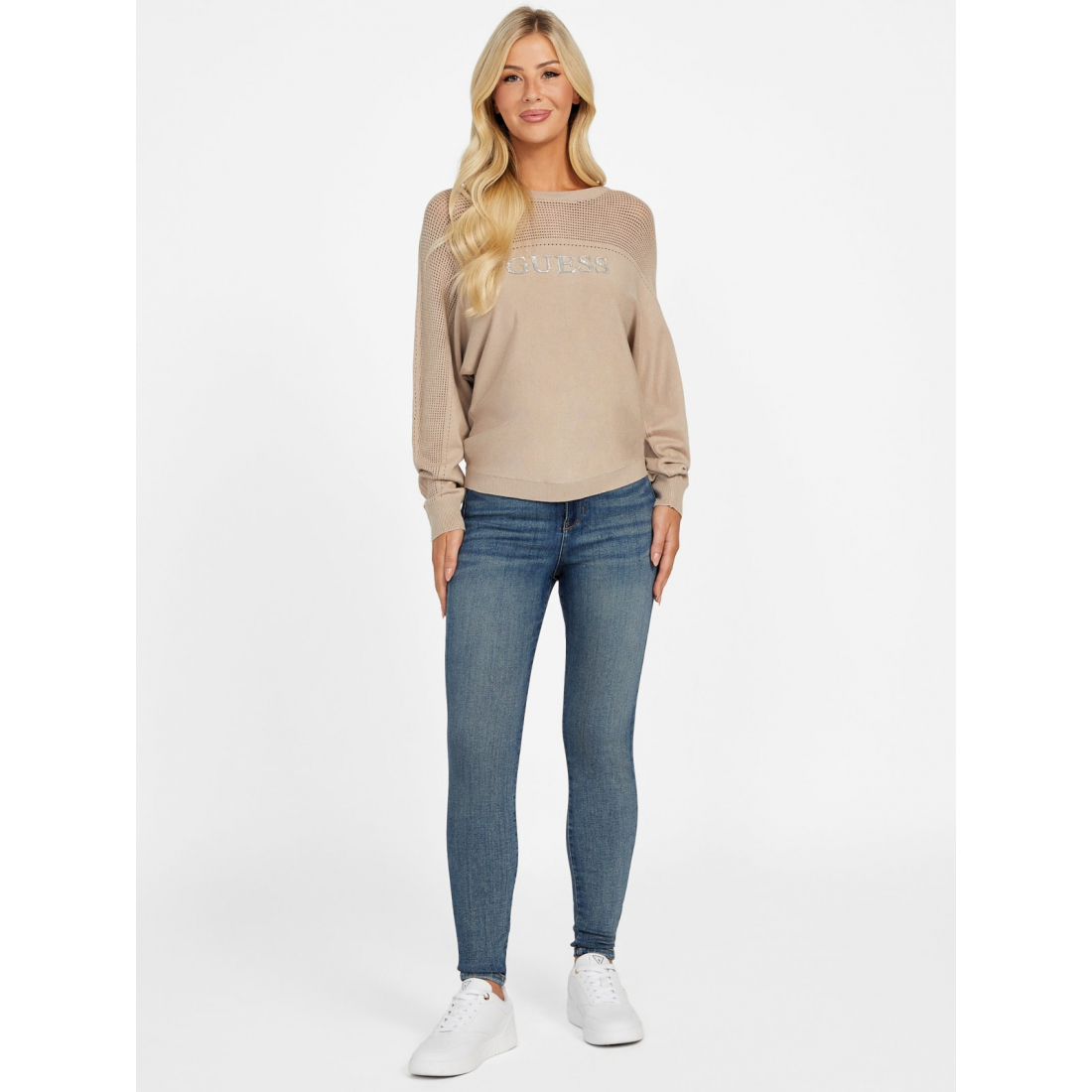 'Tina Crystal Crewneck Sweater' pour Femmes