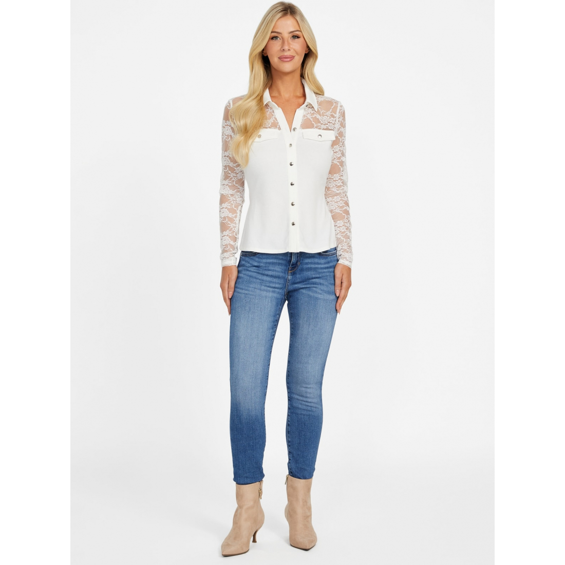 'Kendra Lace Top' pour Femmes