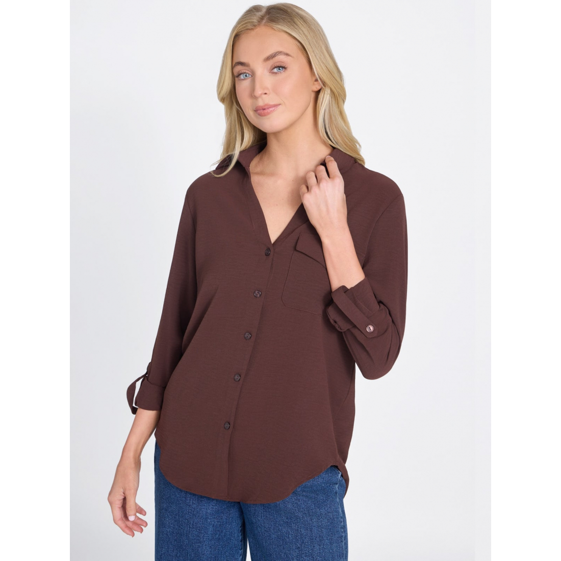 'Klara Button-Down Shirt' pour Femmes