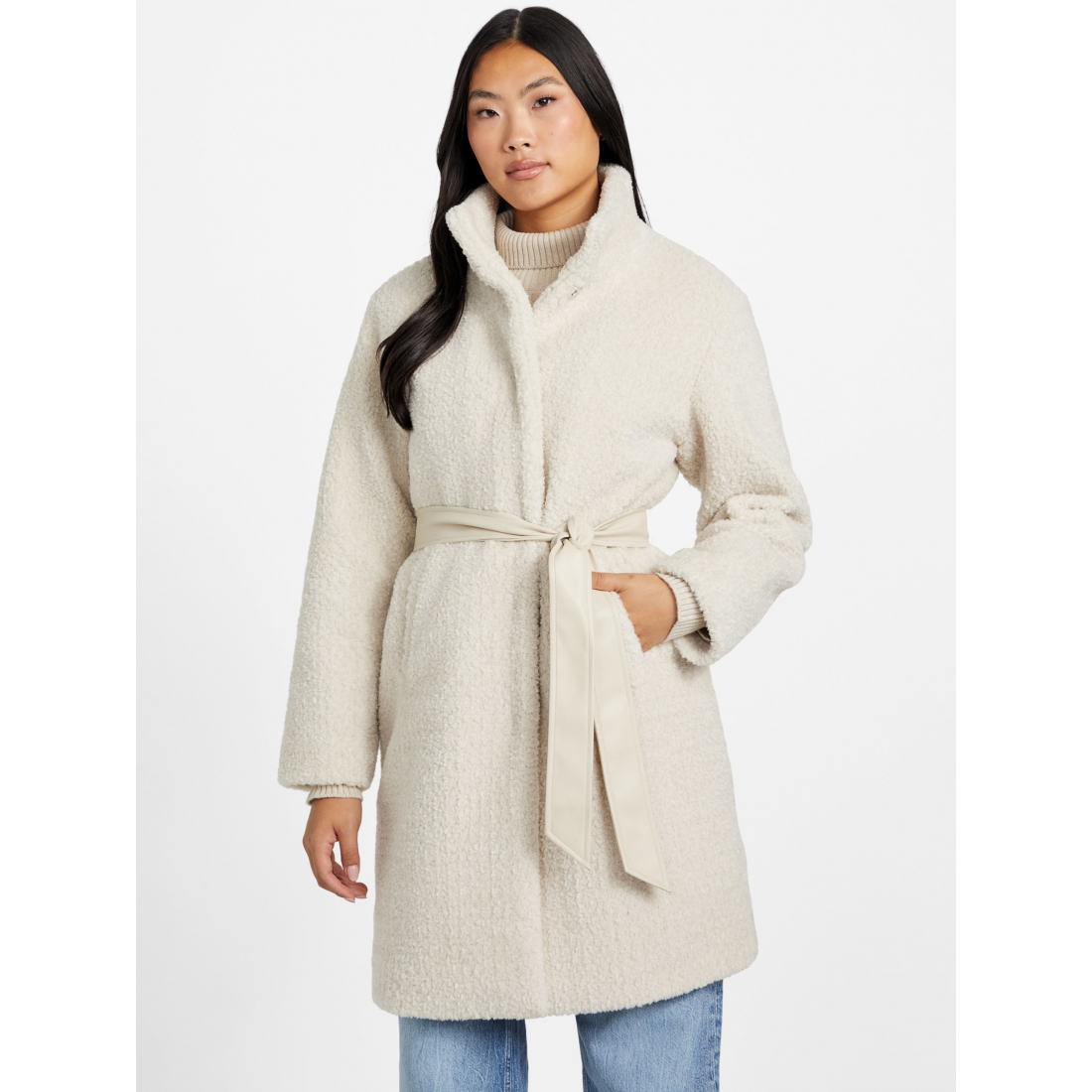 'Laila Shearling Coat' pour Femmes