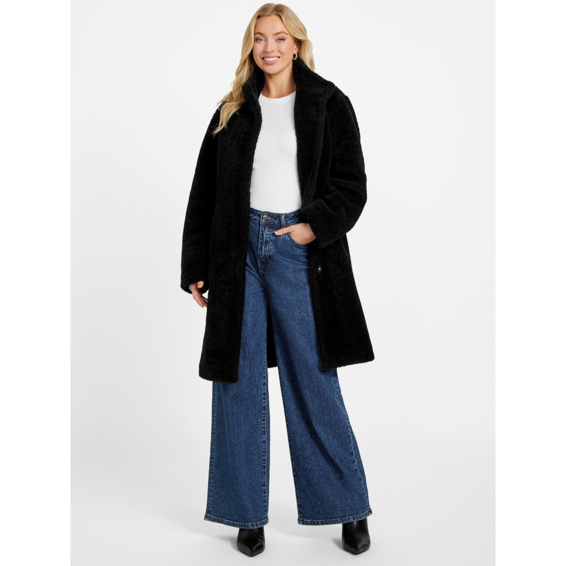 'Laila Shearling Coat' pour Femmes