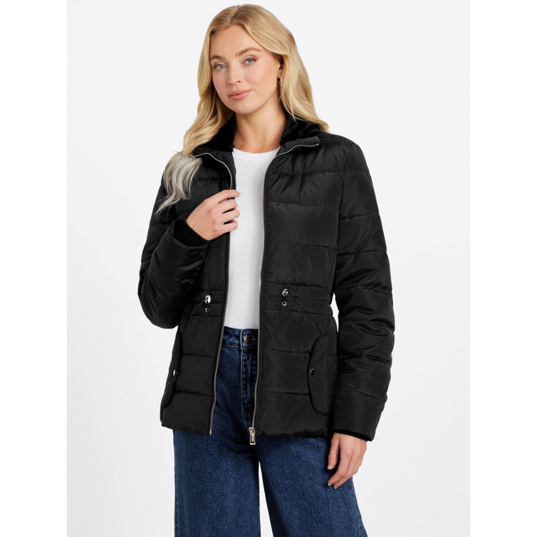 'Eco Glam Puffer Jacket' pour Femmes