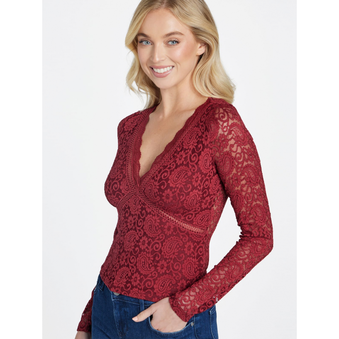 'Cassandra Lace Top' pour Femmes