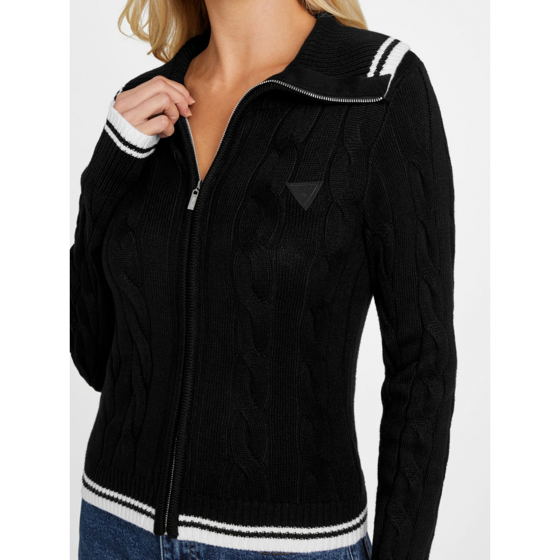 'Vicky Zip Sweater' pour Femmes