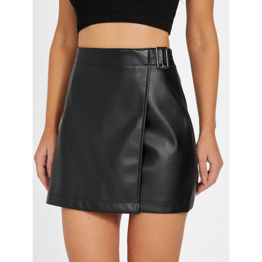 'Federica Faux-Leather Skirt' pour Femmes