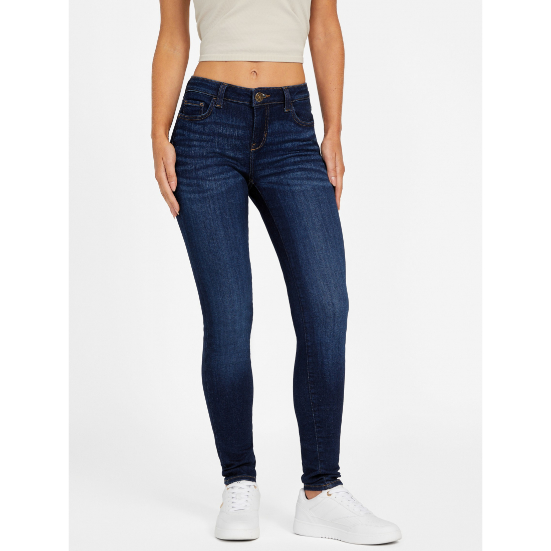 'Eco Jaymie Low-Rise Skinny Jeans' für Damen