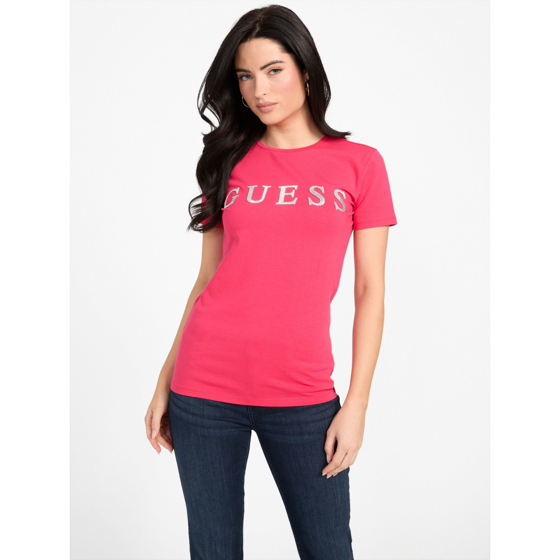 'Pepper Metallic Logo Tee' pour Femmes