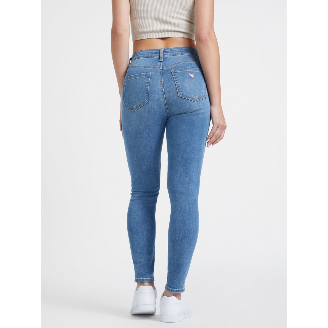 'Jaden Sculpt Mid-Rise Skinny Jeans' pour Femmes