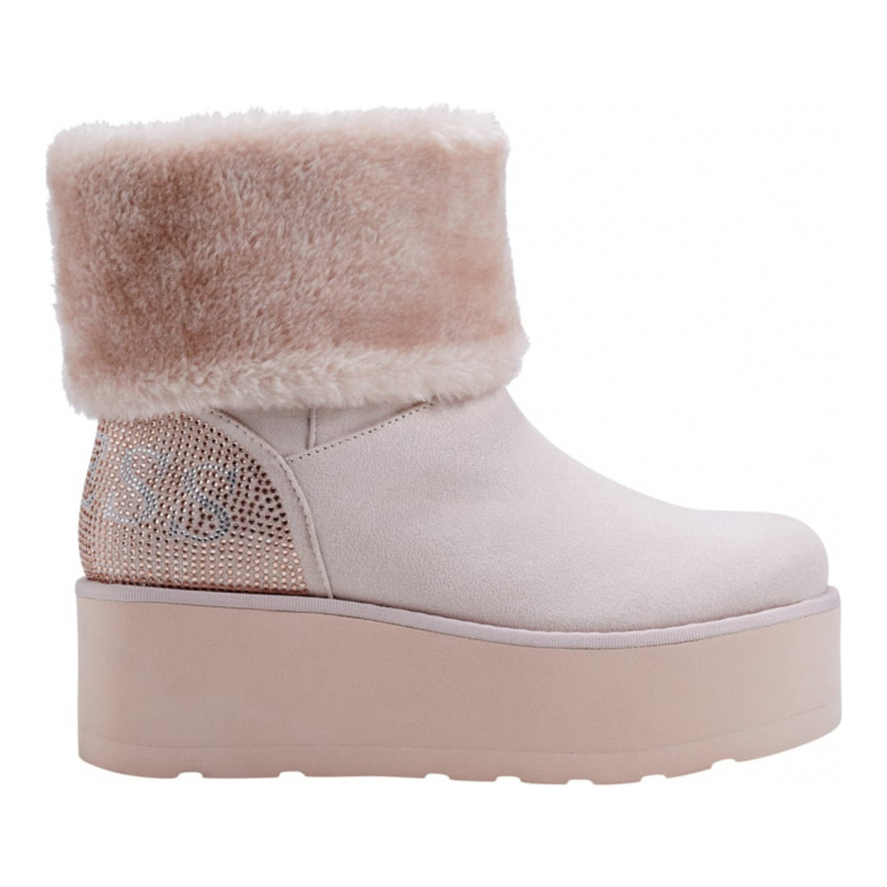 'Indya Shearling' Plateaustiefel für Damen