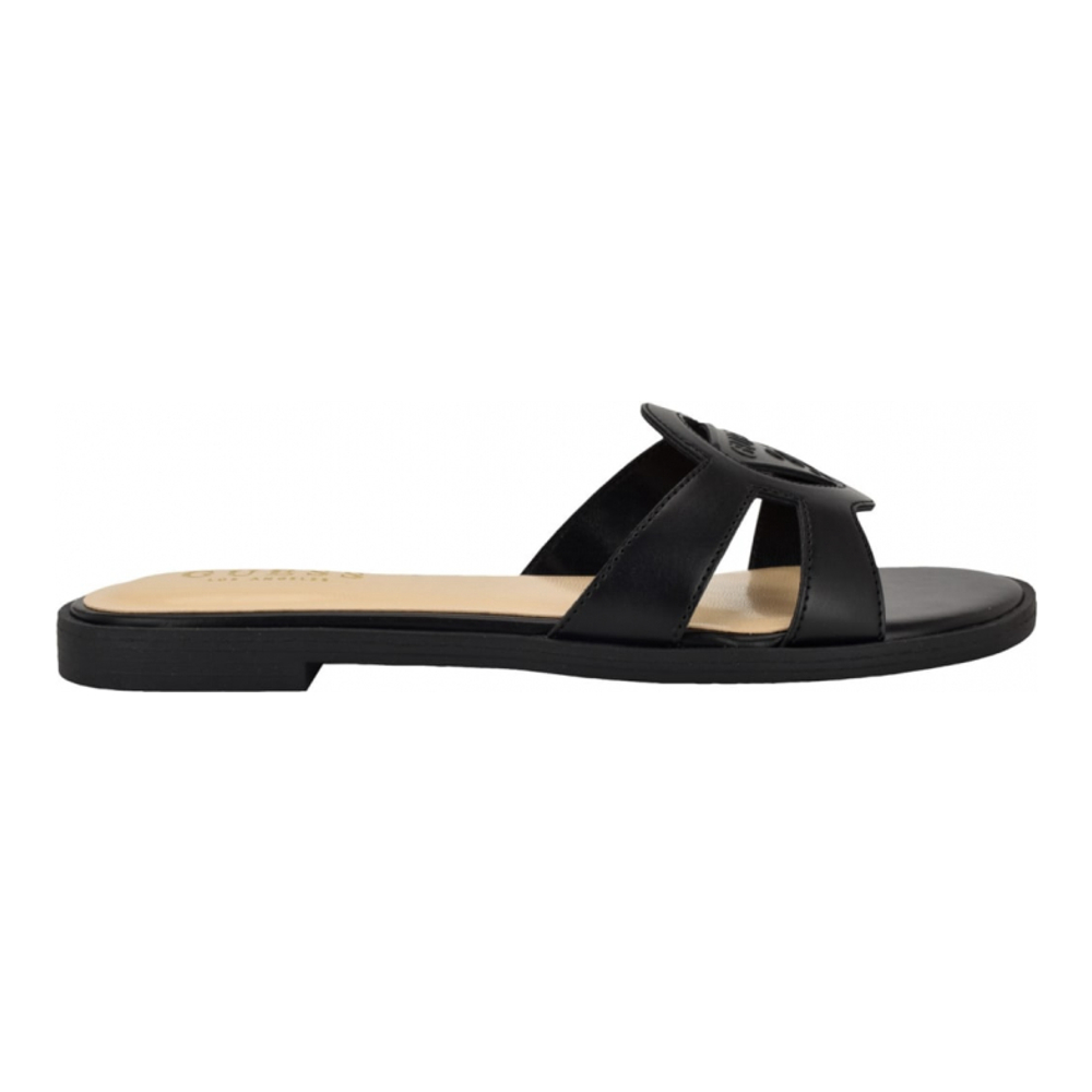 Women's 'Mazzie Cutout GUESS' Slides