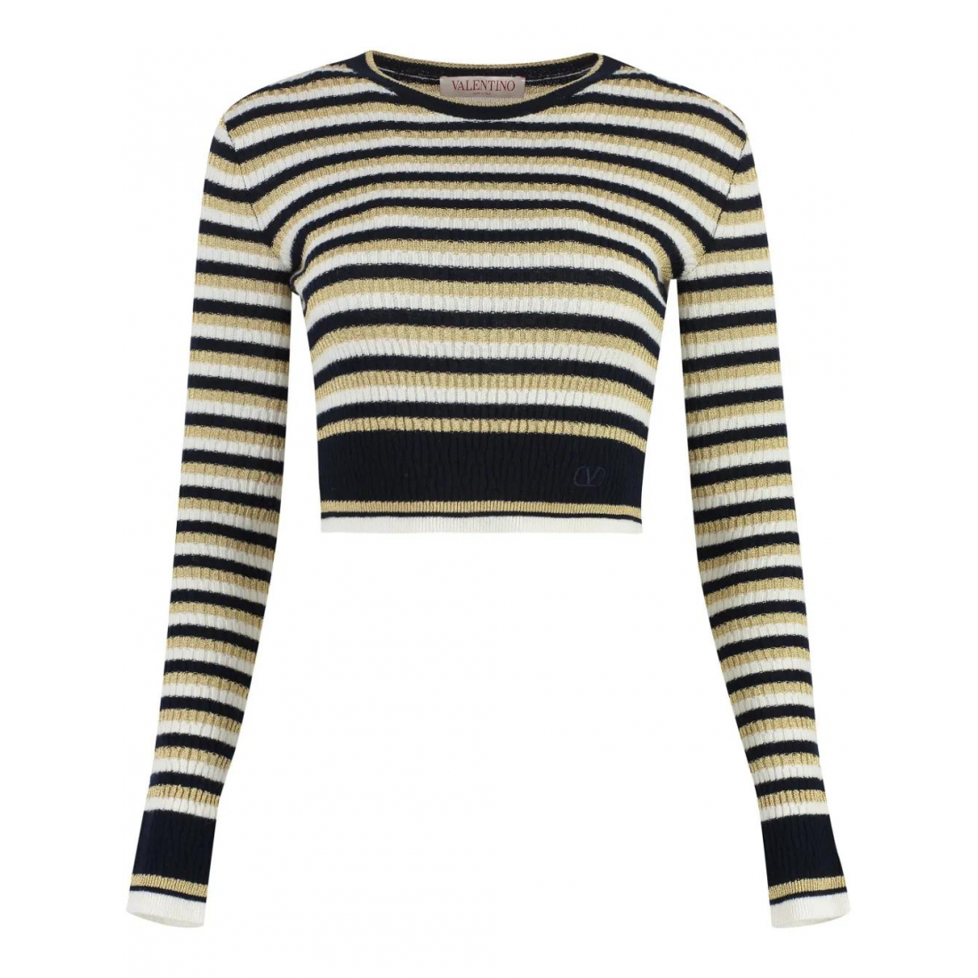 'Crew-Neck' Pullover für Damen