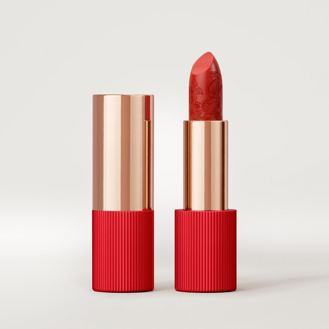 Rouge à Lèvres 'Matte Silk' - 104 Tangelo Red 3.5 g