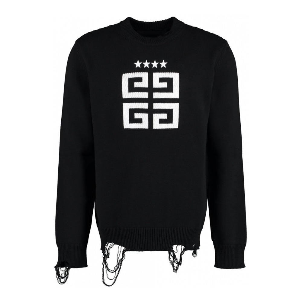 'Crew-Neck' Pullover für Herren