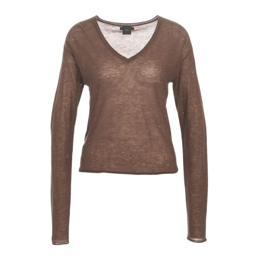 'Glitter Finish Salomone' Pullover für Damen