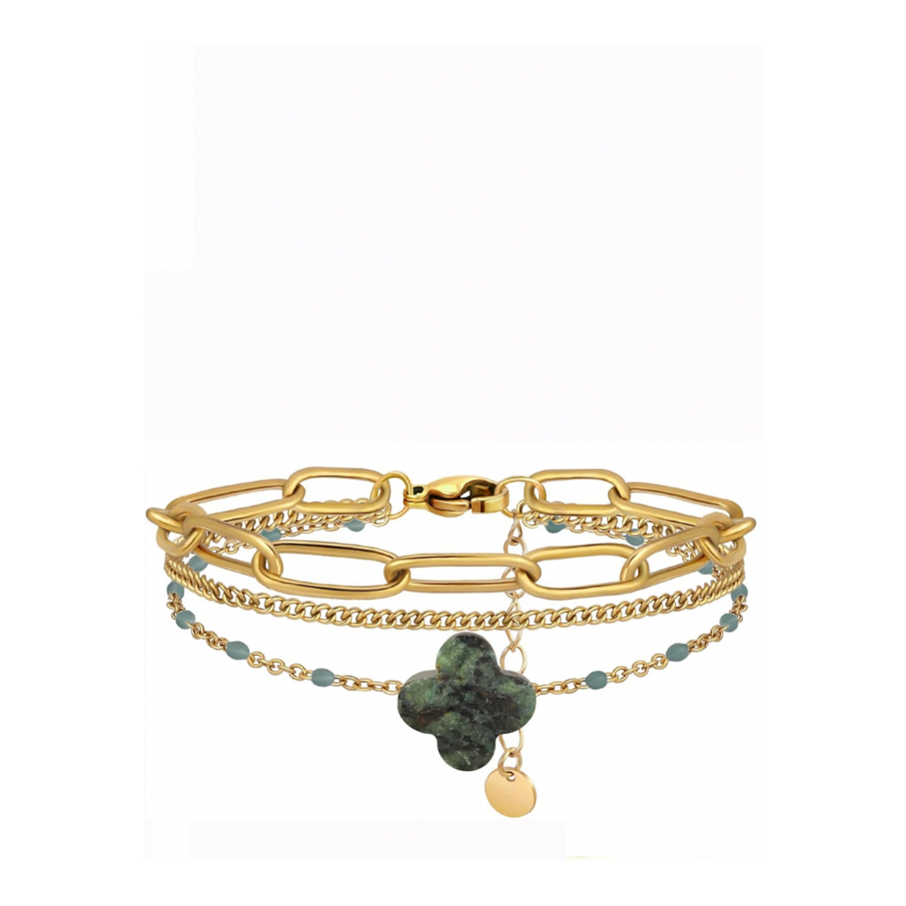Women's 'Gemstone Layer Chain' Bracelet