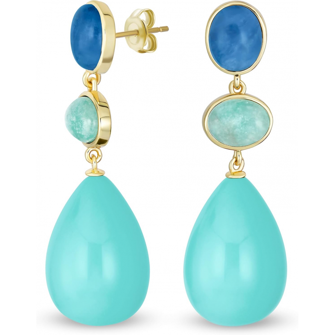 Boucles d'oreilles 'Drop Gemstone' pour Femmes