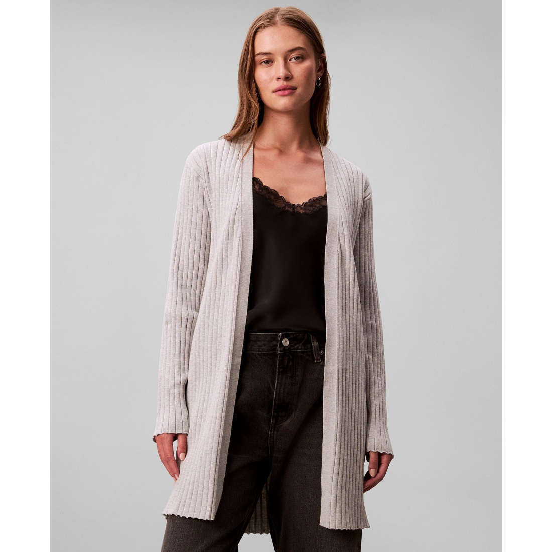 'Long Sleeve Duster Cardigan Sweater' pour Femmes