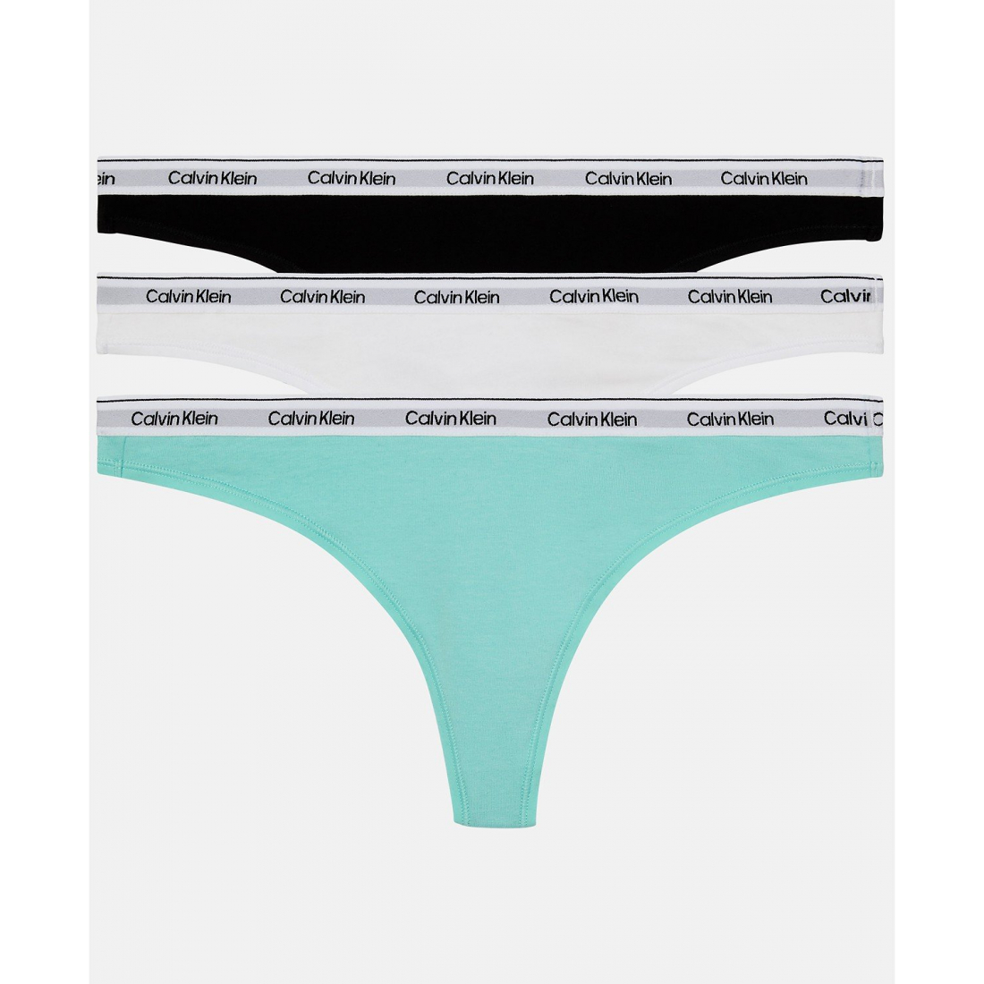'Modern Logo 3-Pack Thong Underwear QD5209' pour Femmes