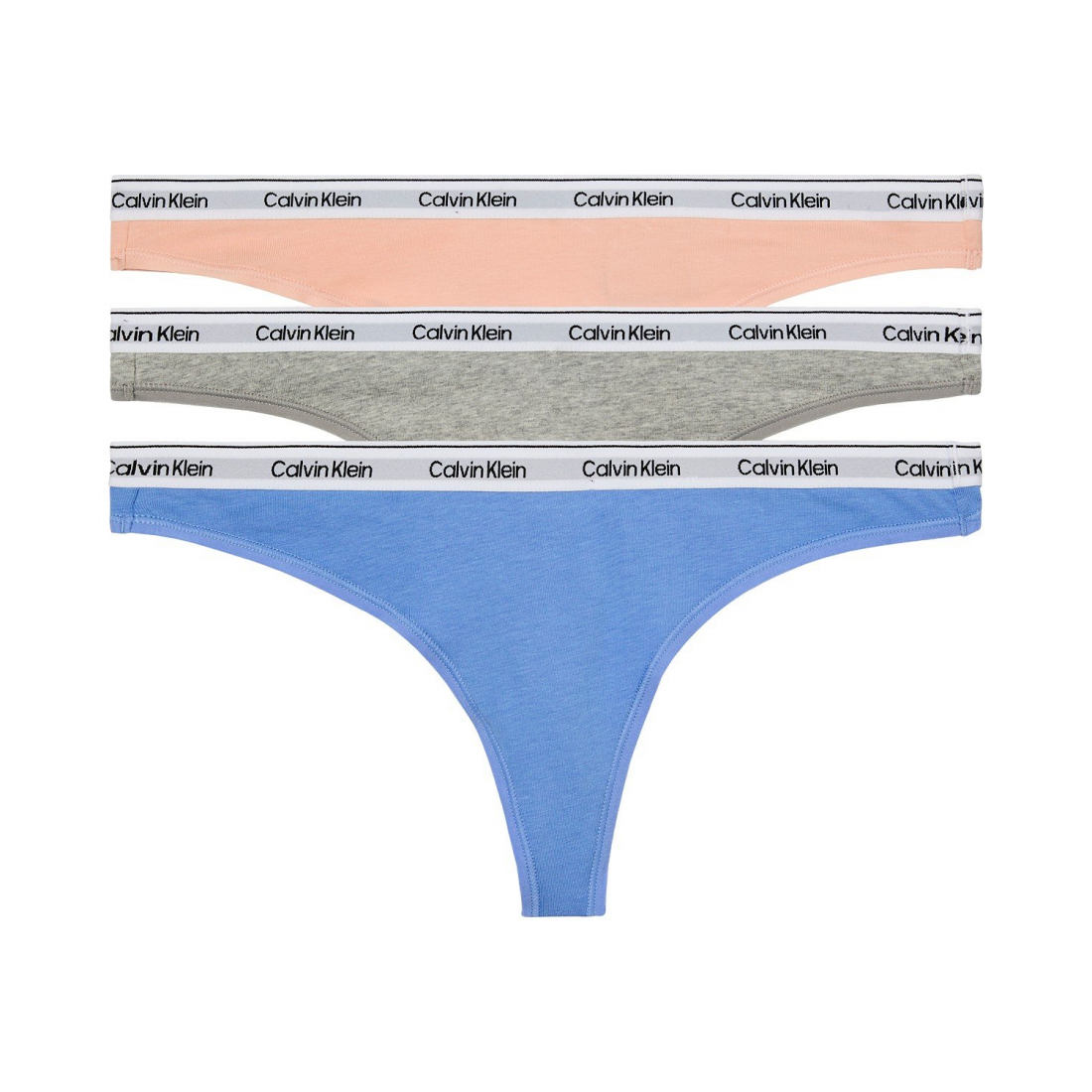 'Modern Logo 3-Pack Thong Underwear QD5209' pour Femmes