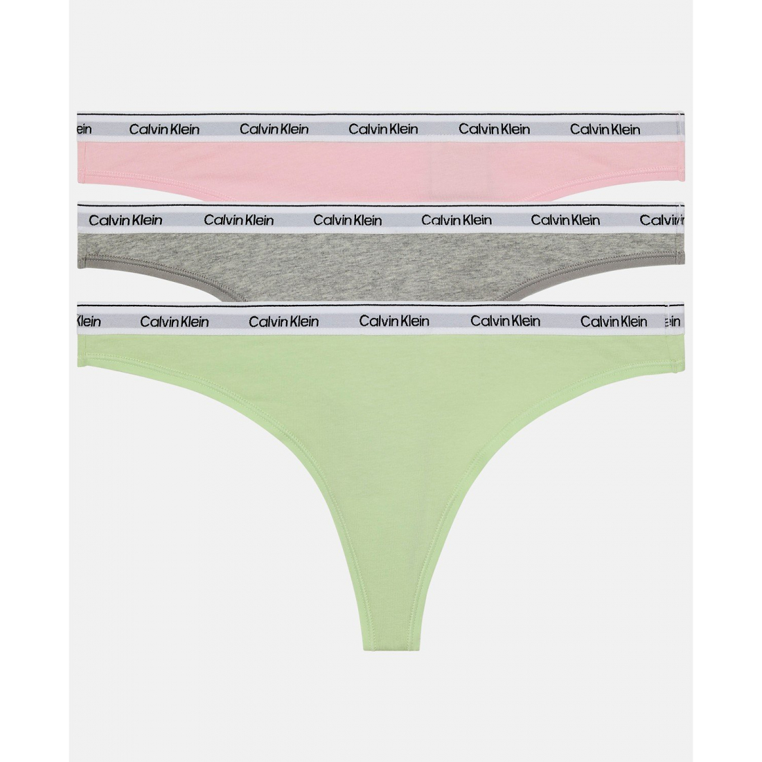 'Modern Logo 3-Pack Thong Underwear QD5209' pour Femmes