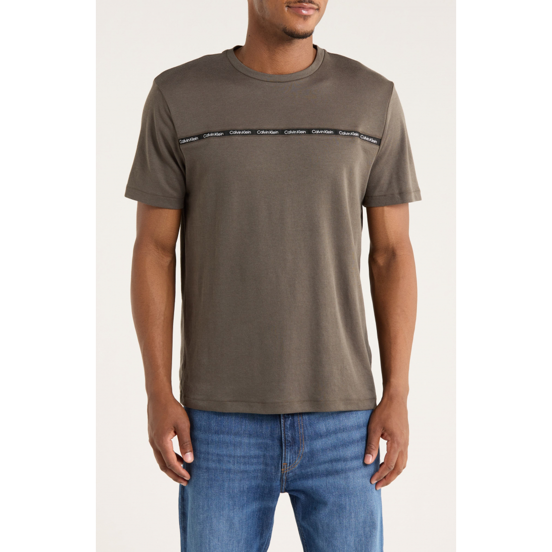 Men's 'Logo Tape Performance T-Shirt'