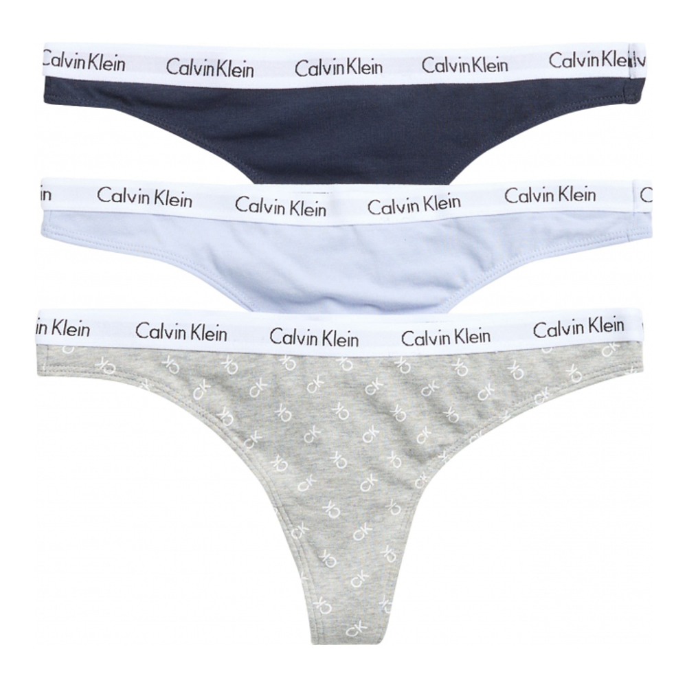 'Logo Assorted Thongs Pack of 3' pour Femmes