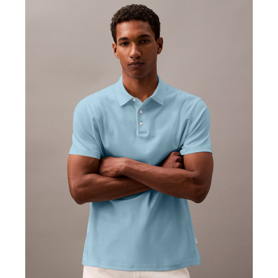 'Short Sleeve Supima Cotton Polo Shirt' für Herren