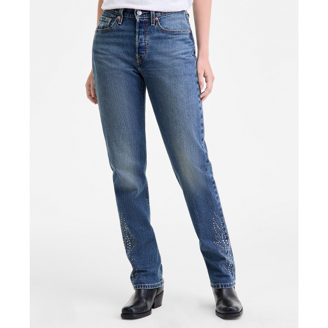 'Levi’s® 501 Curve Straight-Leg High-Rise Jeans' pour Femmes