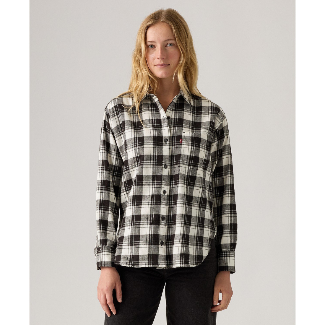 'Henriette Flannel Long Sleeve Shirt' pour Femmes