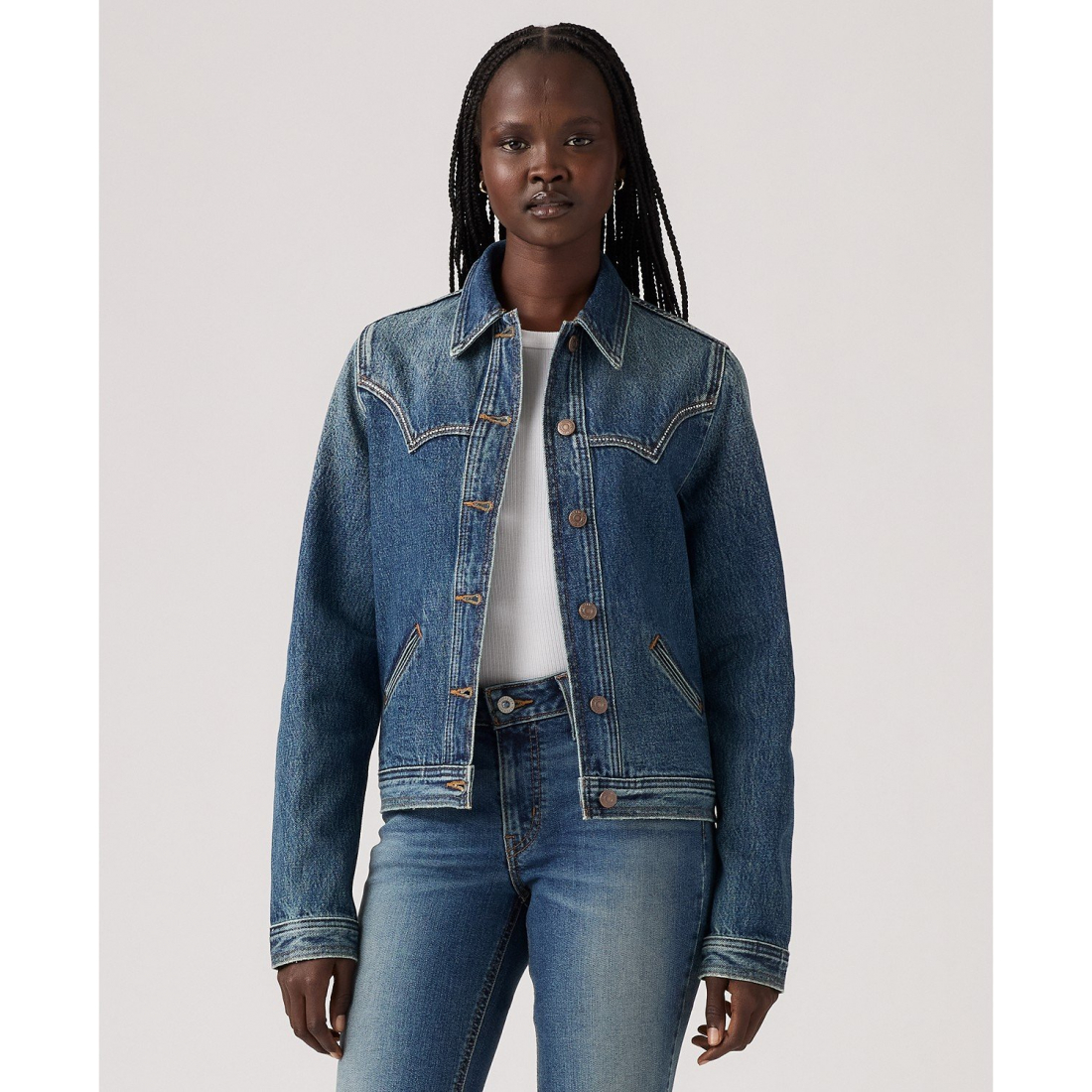 Women's 'Embellished Original Trucker Jacket'
