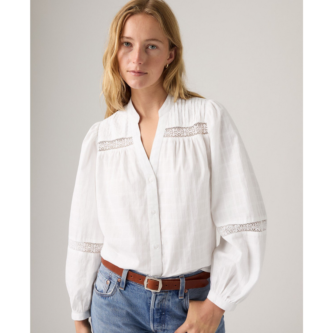 'Madeline Long-Sleeve Top' pour Femmes