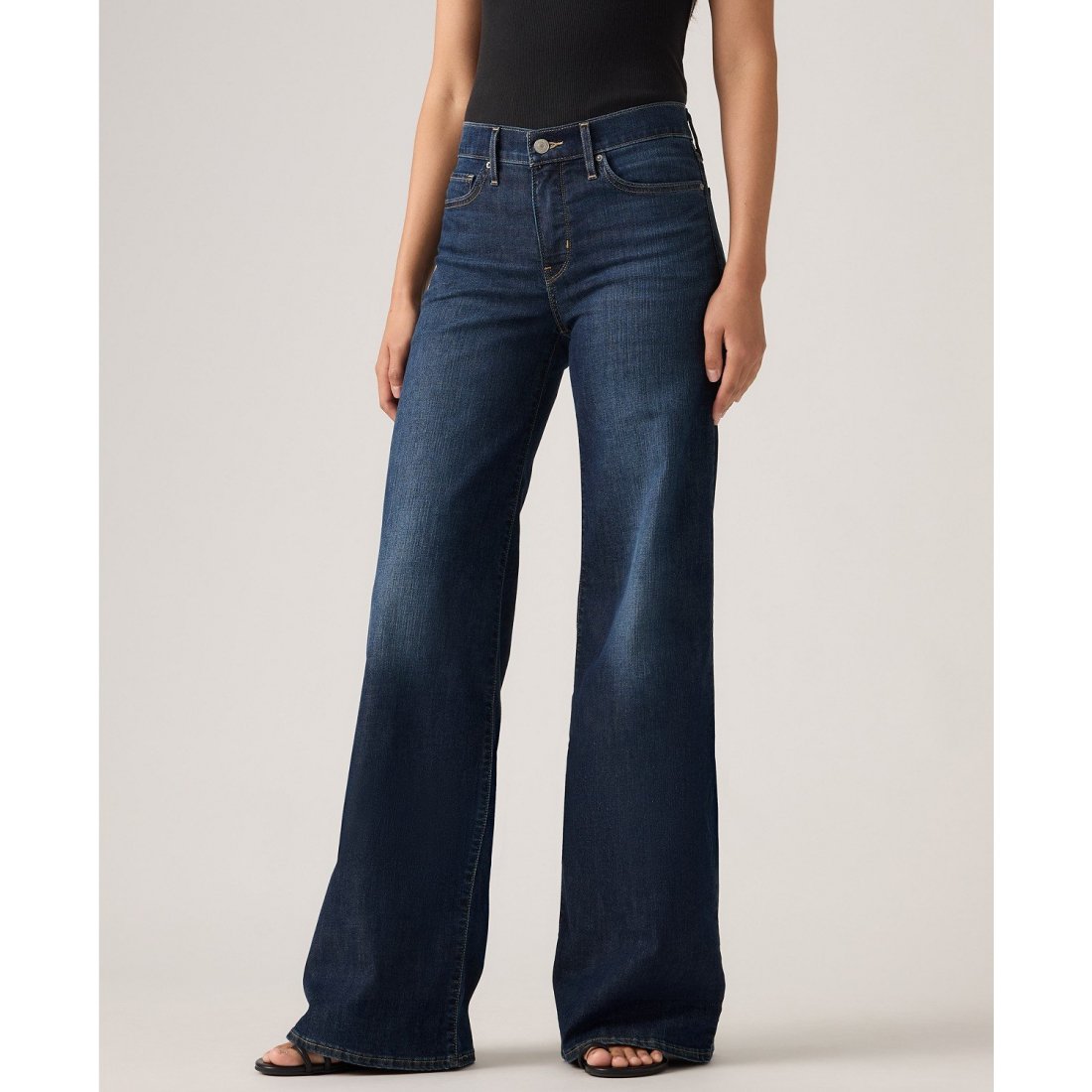 '318 Shaping Wide-Leg Mid-Rise Jeans' pour Femmes