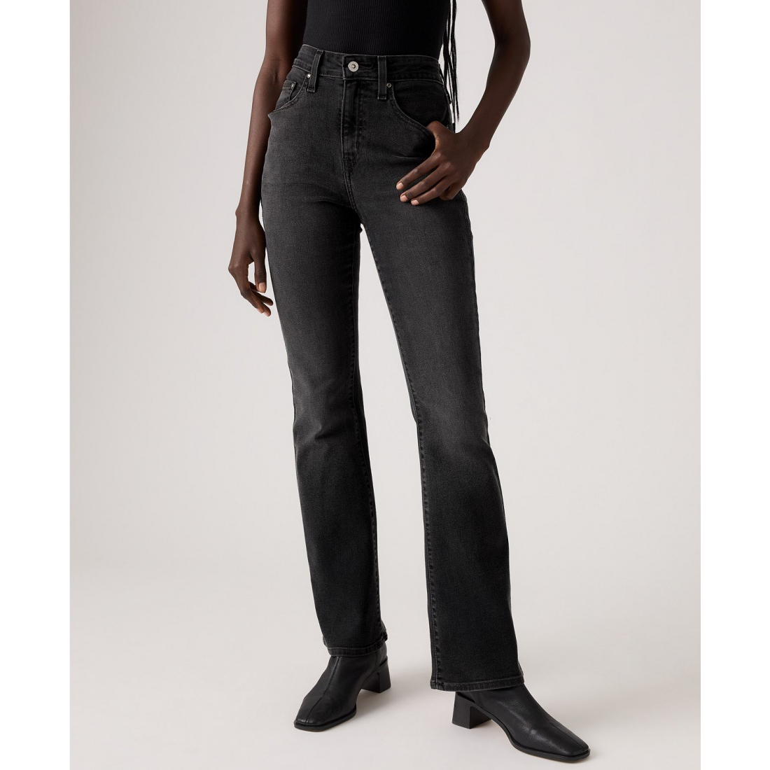 '725 Rhinestone High-Waist Classic Stretch Bootcut Jeans' pour Femmes