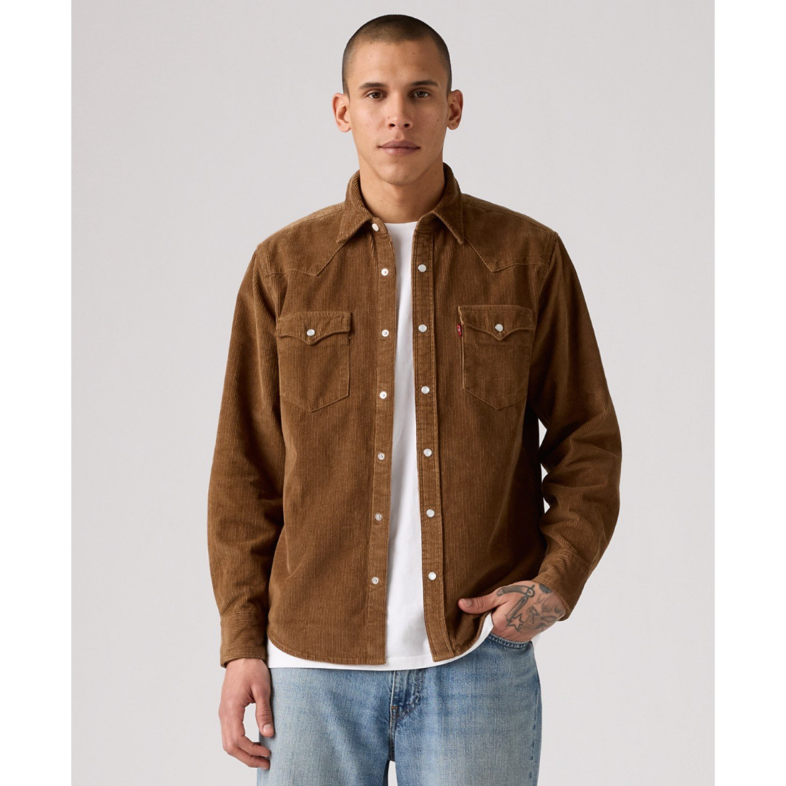 'Classic Standard Fit Western Shirt' pour Hommes