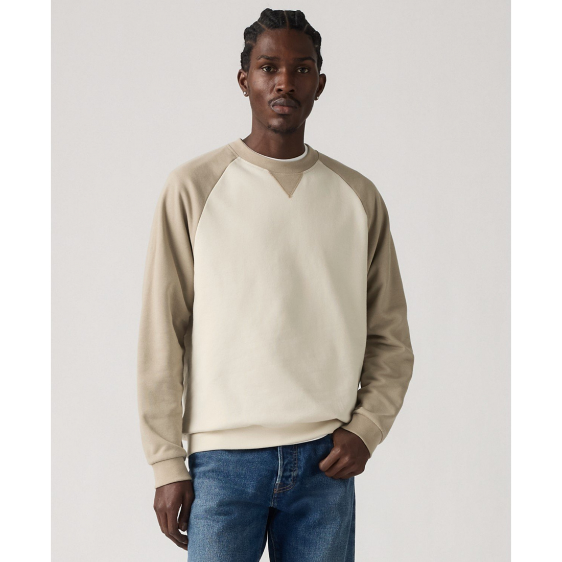 Men's 'Levi'® Relaxed Fit Crewneck Long Sleeve Red Tab Logo Sweatshirt'