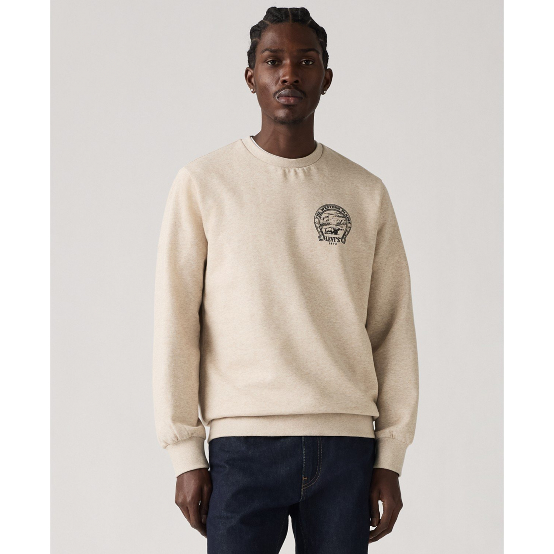 'Long Sleeve Logo Sweatshirt' pour Hommes