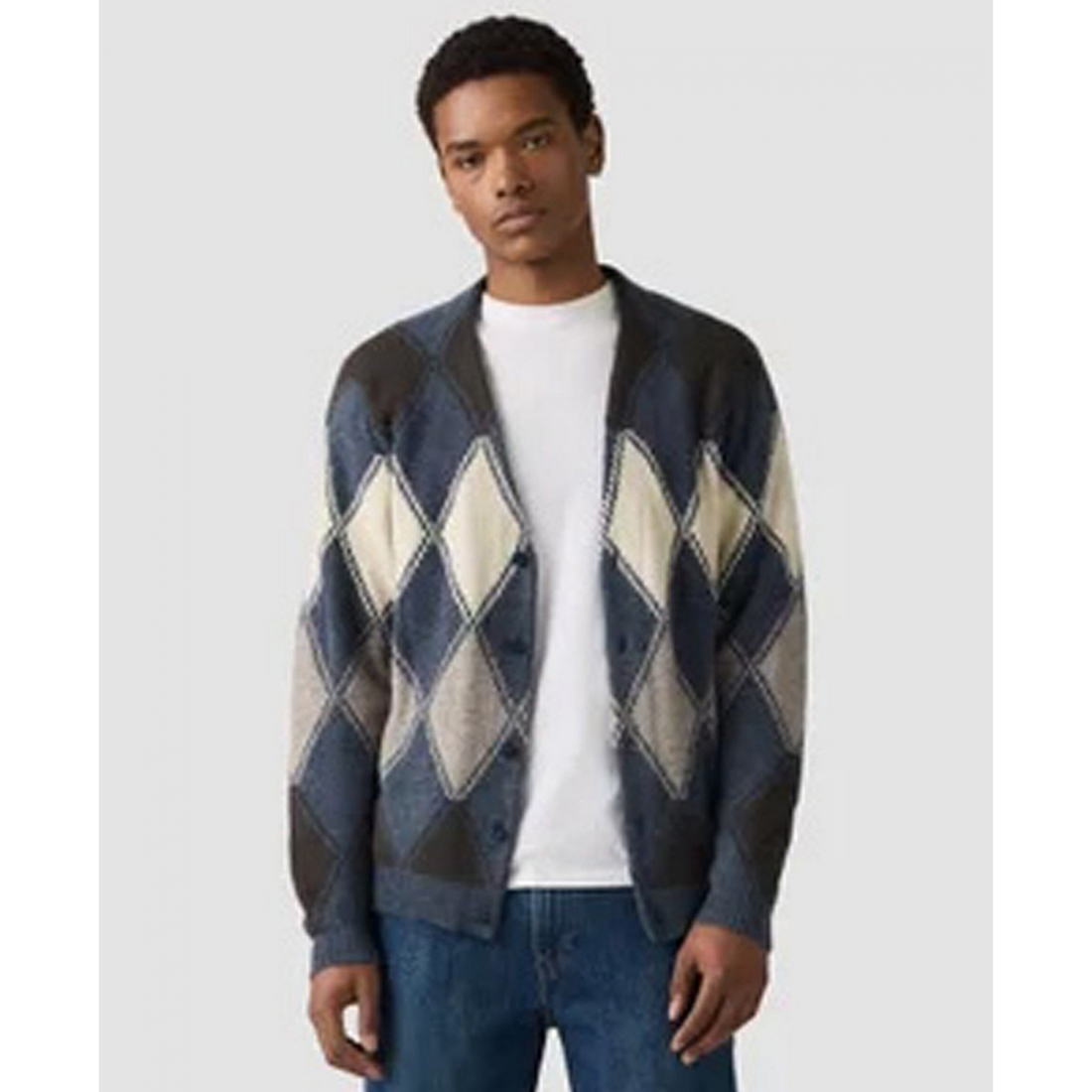 'Relaxed-Fit Cardigan Sweater' pour Hommes