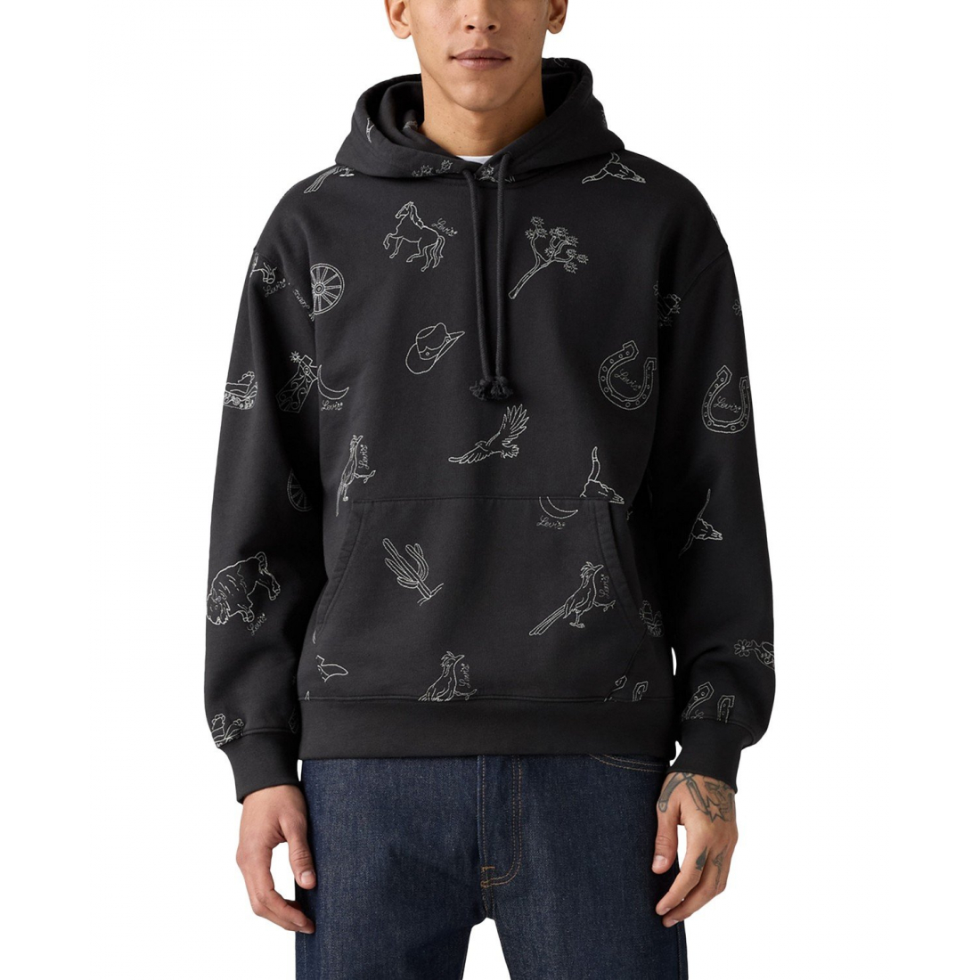 'Relaxed Graphic Hoodie' pour Hommes