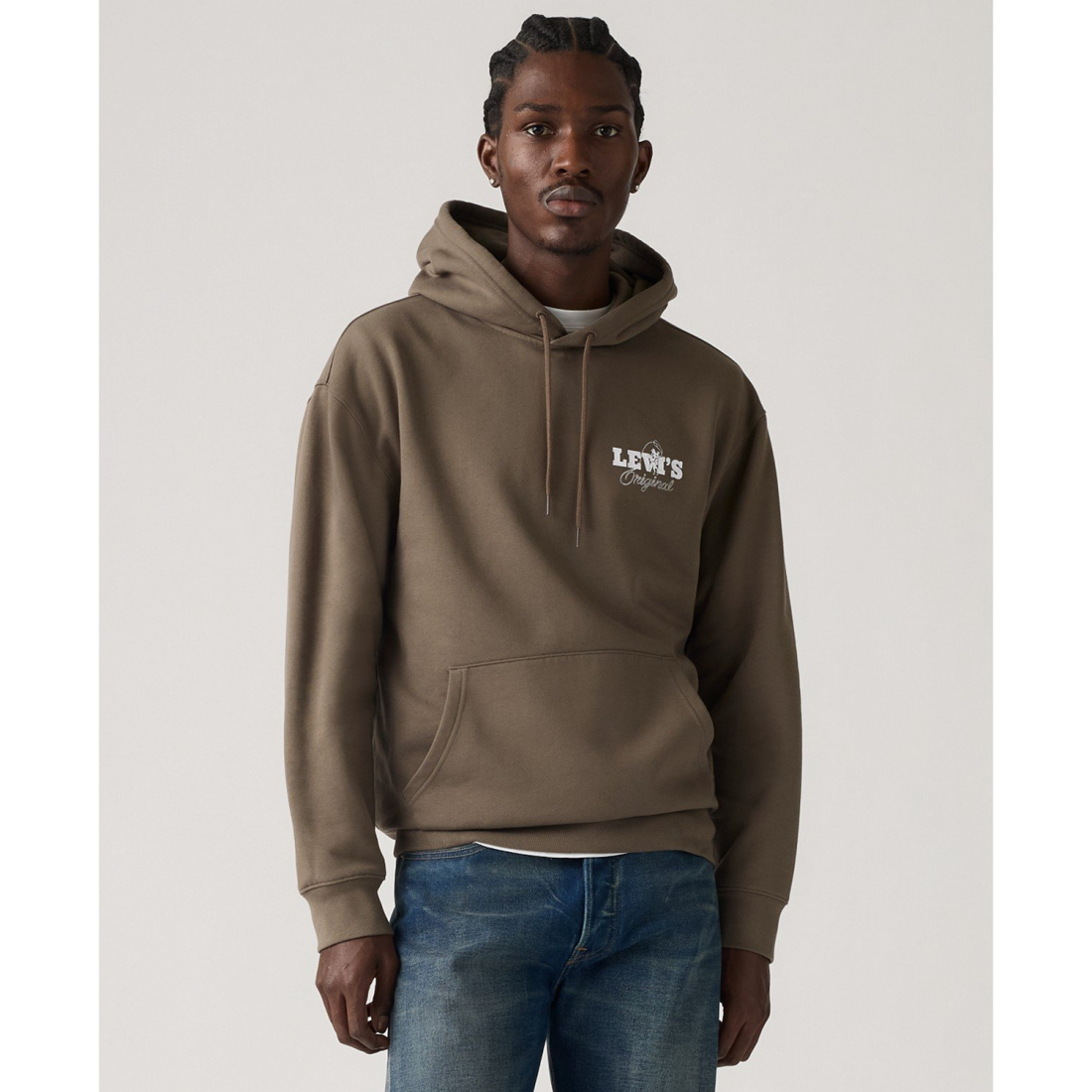 'Relaxed Graphic Long Sleeve Hoodie' pour Hommes