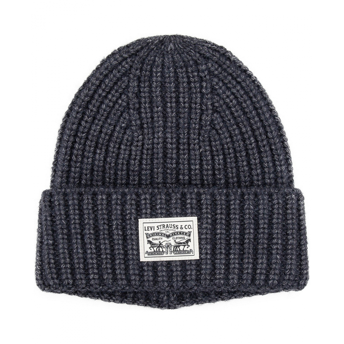 'Heathered Rib Knit Fashion Beanie' pour Hommes