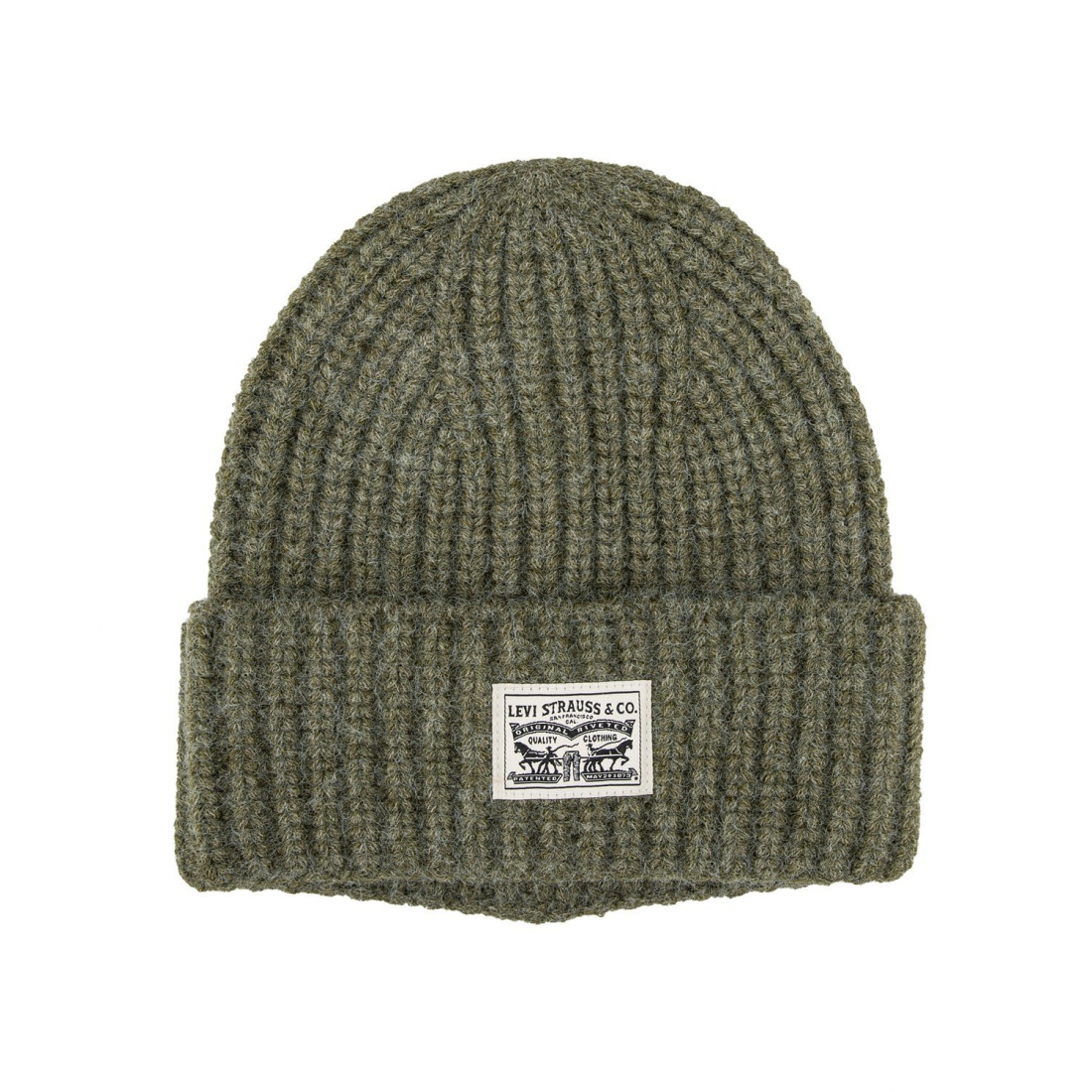'Heathered Rib Knit Fashion Beanie' pour Hommes