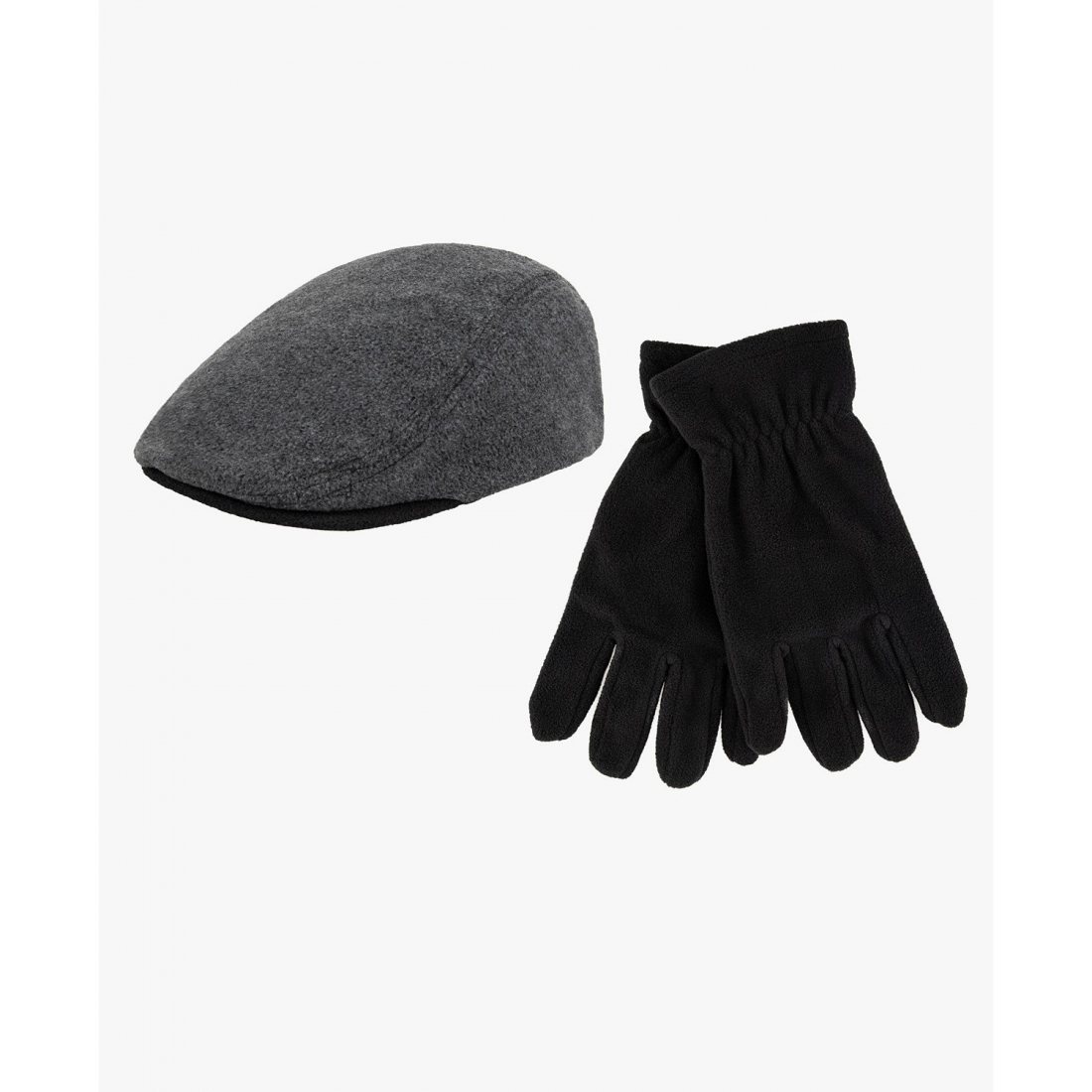 '2-Piece Fleece Flat Top Hat and Glove Set' pour Hommes